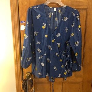 Wrap top from Old Navy